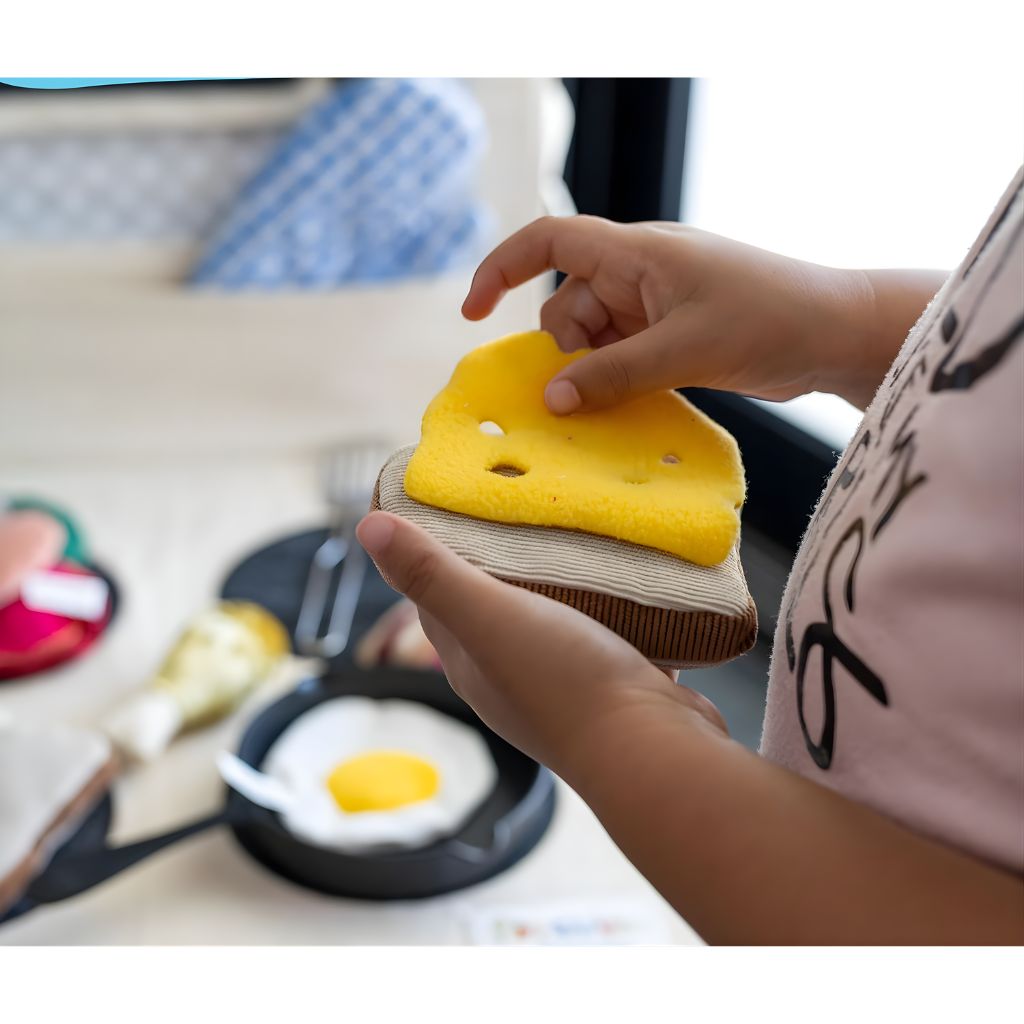 Set de Comiditas Suaves y Esponjosas de Tela 12 Piezas