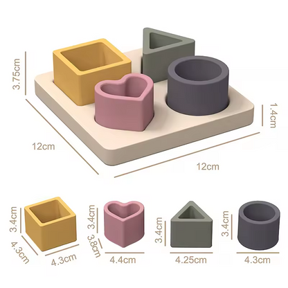 Juego de Silicona Encajes Geométricos