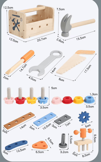 Caja de Herramientas de Madera
