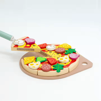 Juego de Pizza Madera y Velcro