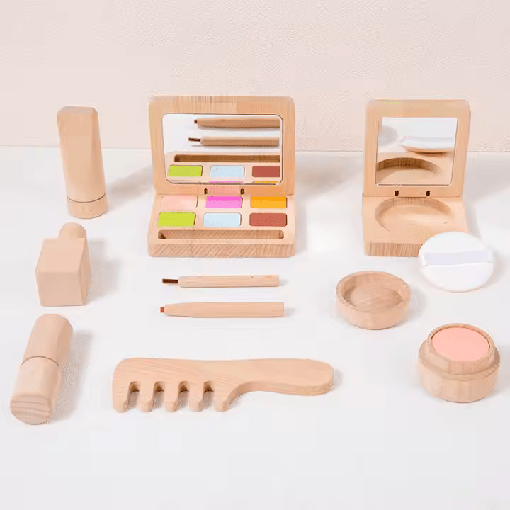 Set de Maquillaje Madera