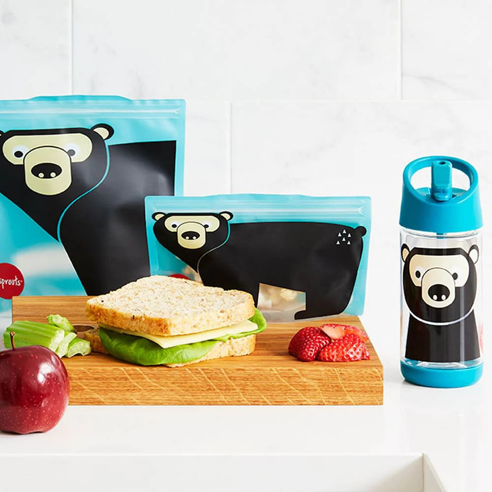 Bolsas Reutilizables para Snack Oso (2un)