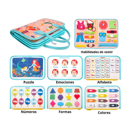 Maletín Sensorial Educativo Sirenas 8 en 1