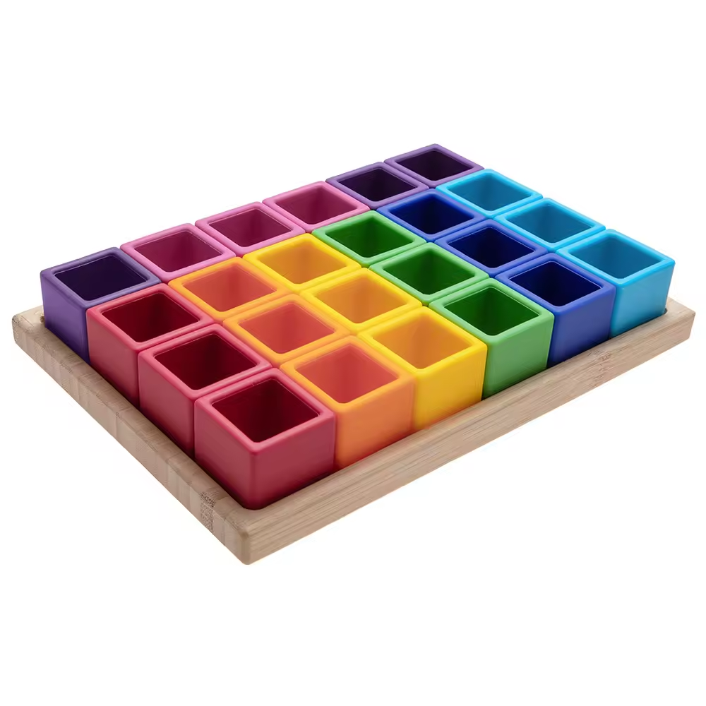 Juego de Bloques Apilables de Silicona