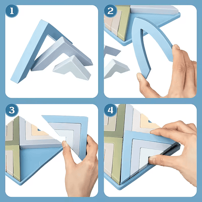 Rompecabezas Triangulos de Silicona