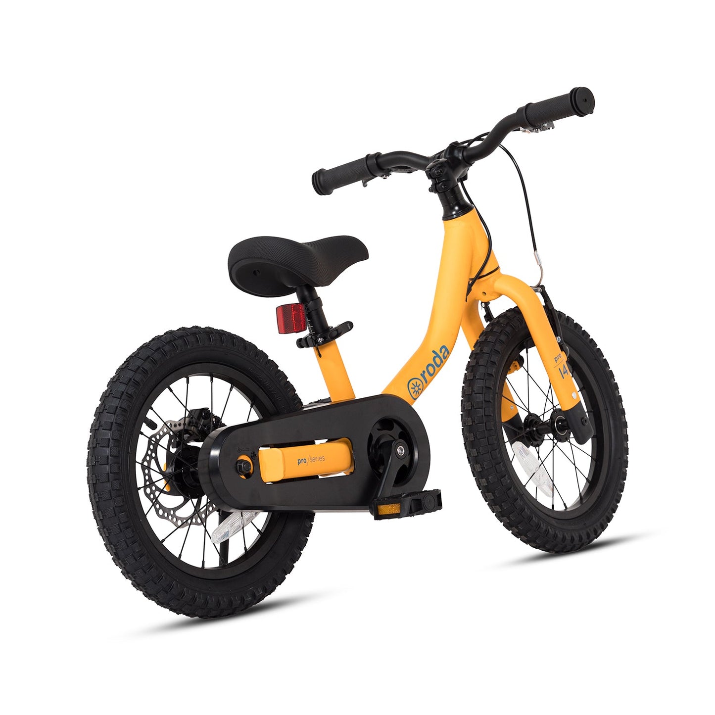 Bicicleta Roda Pro Series Aro 14 + Kit de Pedales - Naranjo