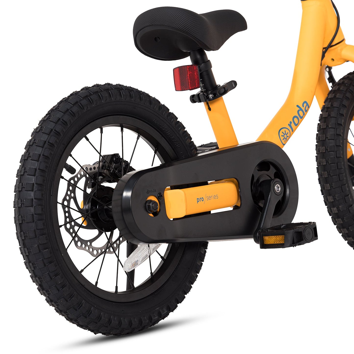 Bicicleta Roda Pro Series Aro 14 + Kit de Pedales - Naranjo