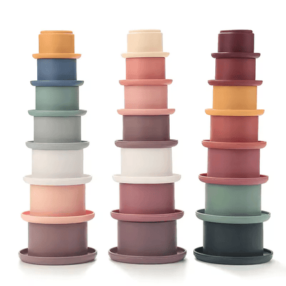 Torre de Tazas Apilable de Silicona